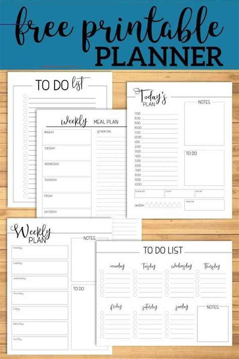 Free Printable Day Planner