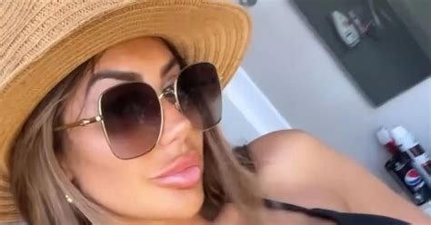 Chloe Ferry Sizzles Puts On Eye Popping Display As She Poses In Plunging Bikini Top Daily Star