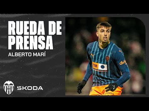 Rueda De Prensa De Alberto Mar Tras El Arosa Sc Valencia Cf Youtube