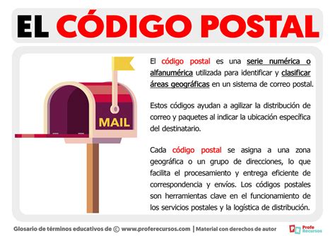 O'que Significa Código Postal - Qué es el Código Postal