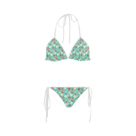 Summer Pattern Custom Bikini Swimsuit ID D