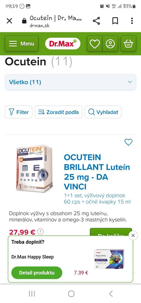 Vitamíny s luteínom - Modrý koník