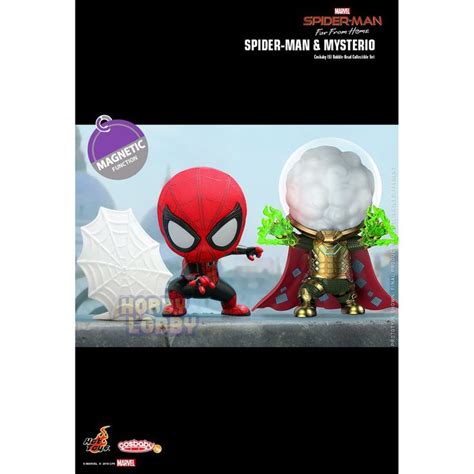 Hot Toys Cosb Spider Man Far From Home Spider Man And Mysterio Cosbaby Set