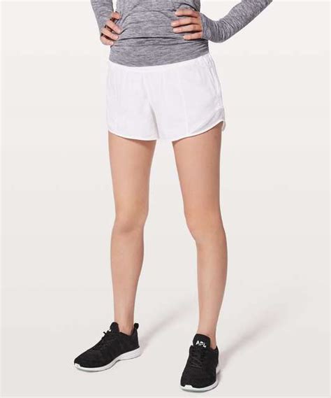 Lululemon Hotty Hot Short White Lulu Fanatics