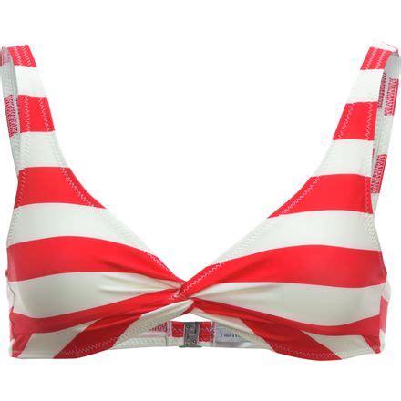 Solid Striped Jane Bikini Top Women S Clothing