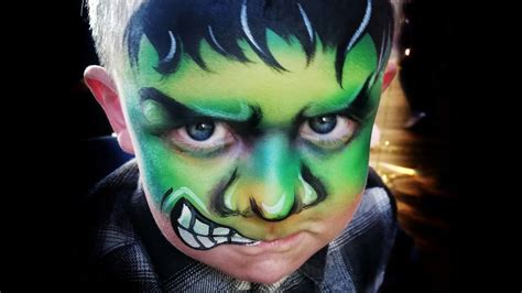 Hulk Face Painting Ideas