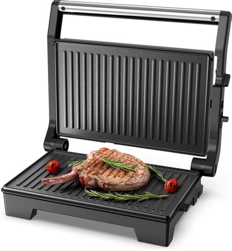 Grille Viande Lectrique Avec Plaques Antiadhsives Grill Panini Avec