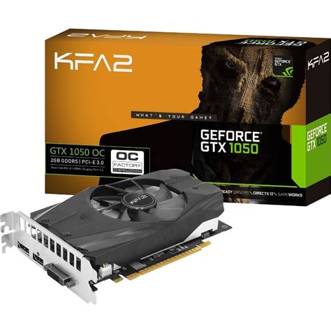 Видео карта KFA GeForce® GTX 1050 OC, 2GB GDDR5, 128-bit - eMAG.bg