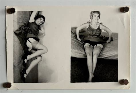 Vintage C S Mature Nude Risque Studio Model Original Photo Lot Set Images Etsy
