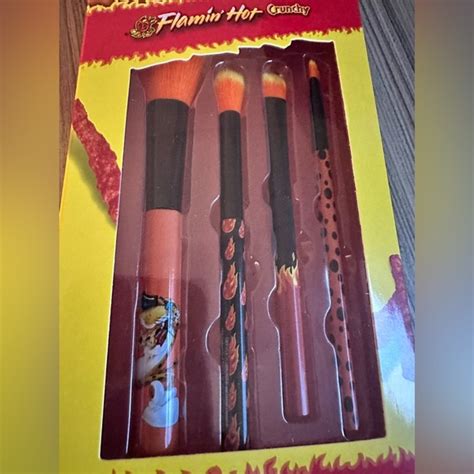 Flaming Hot Cheetos Makeup Cosmetic Cheetos Brush Set Poshmark