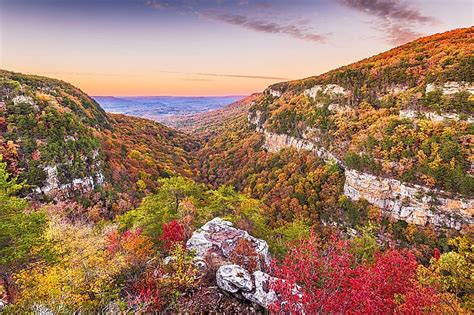 Cloudland Canyon Georgia Worldatlas