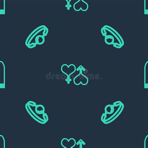 L Nea De Ajuste Bola De Silicona De Coraz N Macho Y Hembra Y Vibrador De Dildo En Un Patr N