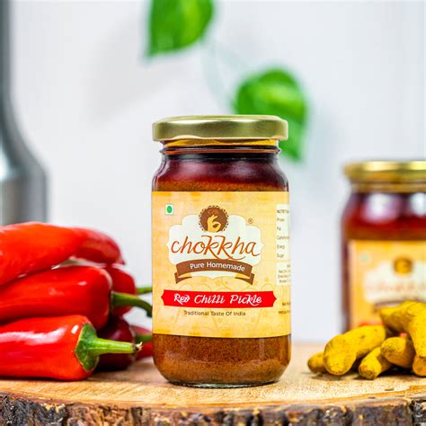 red chilli pickle chokkha foods
