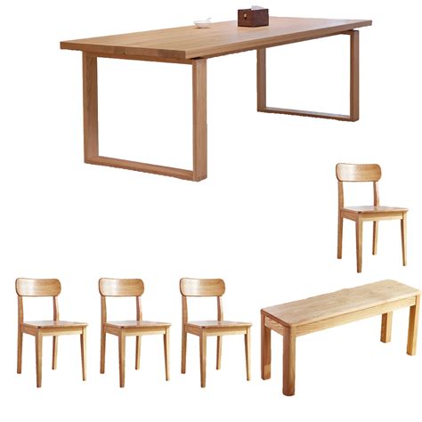 ASS Comfort Zone Solid Wood Dining Table Set Wayfair Canada