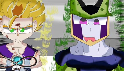 Gohan Vs Cell (art of 2022) by Kauv578vr on DeviantArt