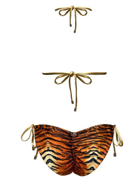 Tiger Queen Tiger Bikini Bottom Water Vixen Swim