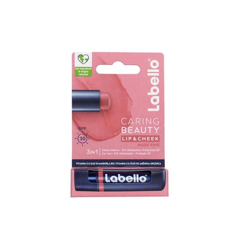 Labello Caring Beauty Lip Cheek Spf Nude Pink G Ireland