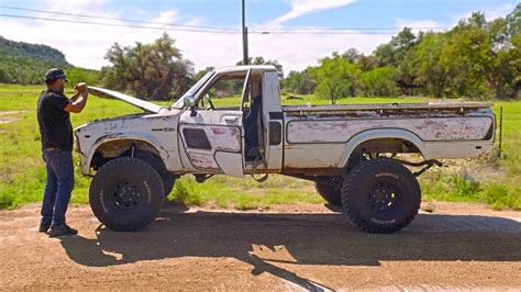 Roadtrip In 42 Year Old Junkyard Toyota Hilux Pickup Youtube