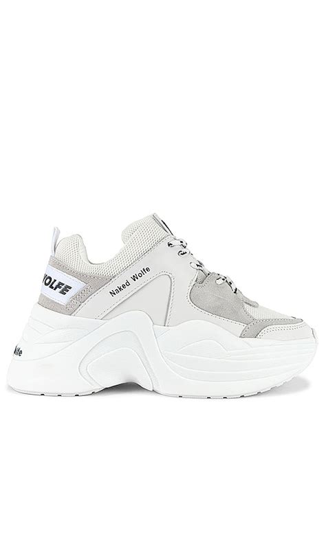 Naked Wolfe Track Sneaker In White REVOLVE
