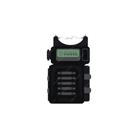 Premium Vector | Shocker for protection Taser is an electric weapon