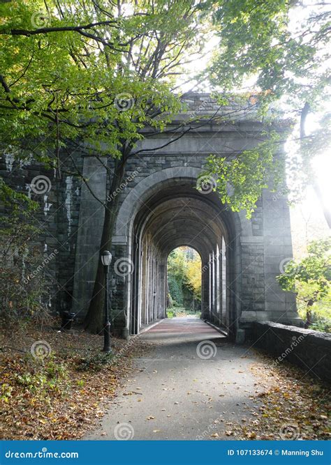 Fort Tryon Park Billings Arcade Stock Photo - Image of billings, tunnel