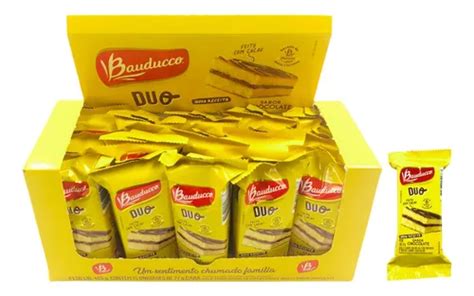 Bolinho Duo Bauducco Chocolate 27g Display 15 Unidades MercadoLivre