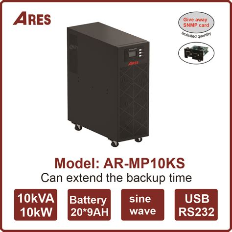 Bộ Lưu Điện UPS ARES AR-MP6KS 6KVA/6KW ONLINE
