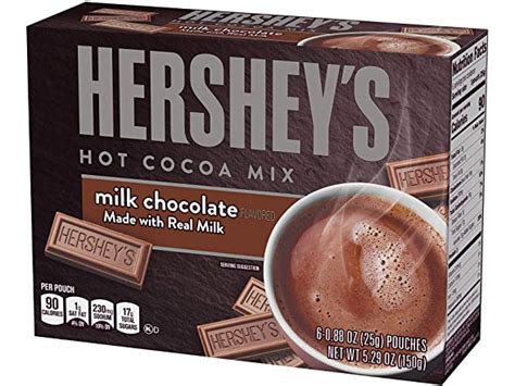 Hershey S Milk Chocolate Hot Cocoa Mix Packets