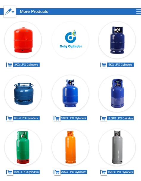 تولید کنندگان و کارخانه سیلندر Lpg 50 کیلوگرمی چین قیمت پایین