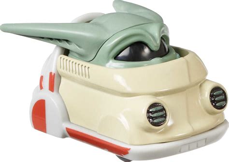 Hot Wheels Disney Grogu Character Car Star Wars The Mandalorian Collectible Toy Scale