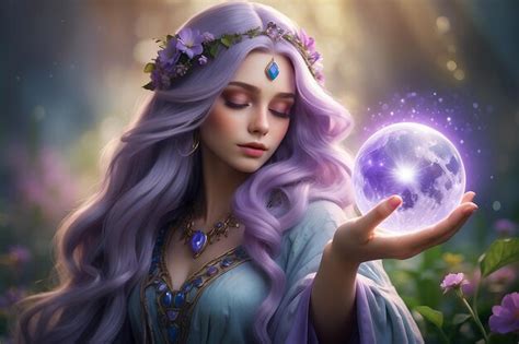 Fairy Tale Princess With Blonde Pink Hair In A Beautiful Flowing Gown Magical 3d Illustration