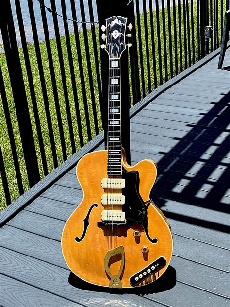 Guild X 350B Blonde 1960 Blonde Finish Guitar For Sale Guitarbroker