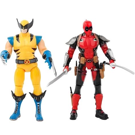 Djkdjl Deadpool And Wolverine Figure 2 Pcs Hero Action Figures Toy