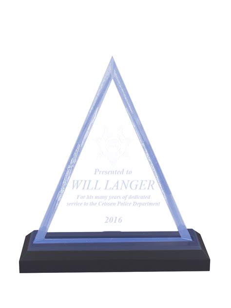 Peak Acrylic Firefighter Award