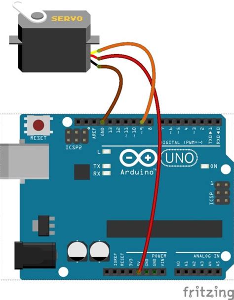 Servo Motor Arduino Circuit Diagram