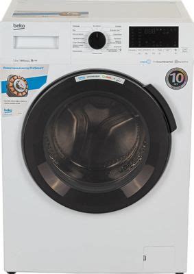 Стиральная машина Beko WSPE7H616W, с фронтальной загрузкой, с паром, 7 ...