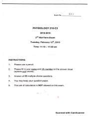 Physl February Nd Midterm Pdf Scanned With Camscanner