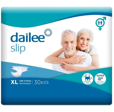 Памперсы для взрослых Dailee Super Slip размер XL (130-175 см) - 30шт ...