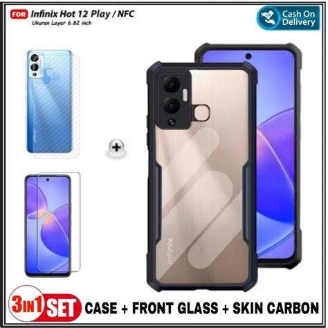 Jual Paket In Case Infinix Hot Play Nfc Soft Hard Transparan Casing Jakarta Selatan