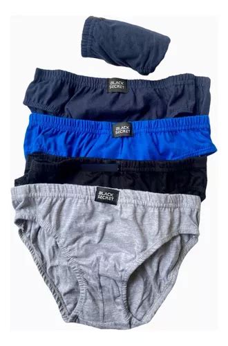 Pack Trusa Bikini Black Secret Algod N Liso Paquete De Pzs En Venta