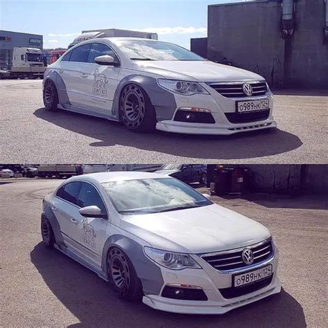 Top Widebody Kit Radi Alloy Wheels On The Vw Passat Cc