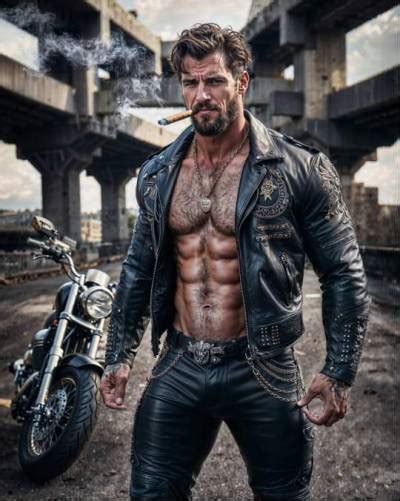 AI Generated Art Work Gay Art Biker Tumbex