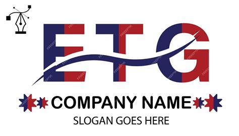 premium vector etg letter logo