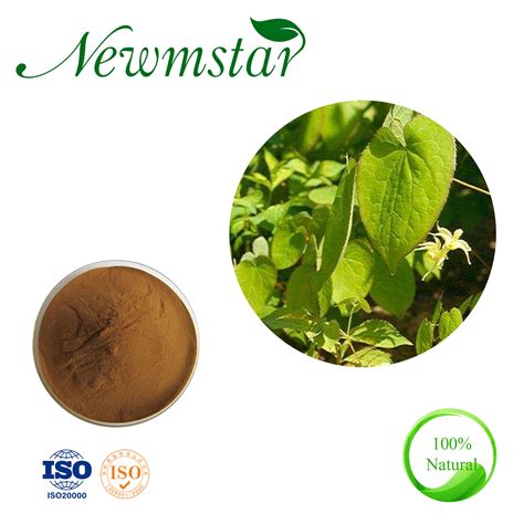 Horny Goat Weed Extract Icariin Of Epimedium Extract For Man Supplement Icariin From