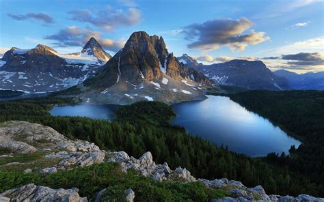 Homenaje A Nuestros Paisajes Naturales Lagos Y Montañas Wallpaper