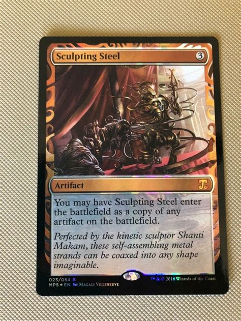 MTG Sculpting Steel Masterpiece Series Kaladesh Inventions Foil NM M