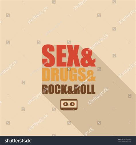 Sex Drugs Rock N Roll Stock Vector Royalty Free Shutterstock