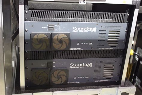 SOUNDCRAFT SM20 48 INPUT, 20 OUTPUT PROFESSIONAL ANALOG MONITOR DESK ...
