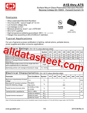 A5S Datasheet(PDF) - GOOD-ARK Electronics