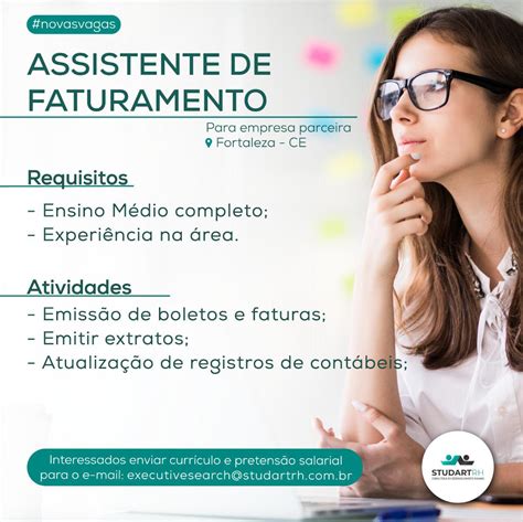 Assistente De Faturamento O Que Faz - ASSISTENTE DE FATURAMENTO